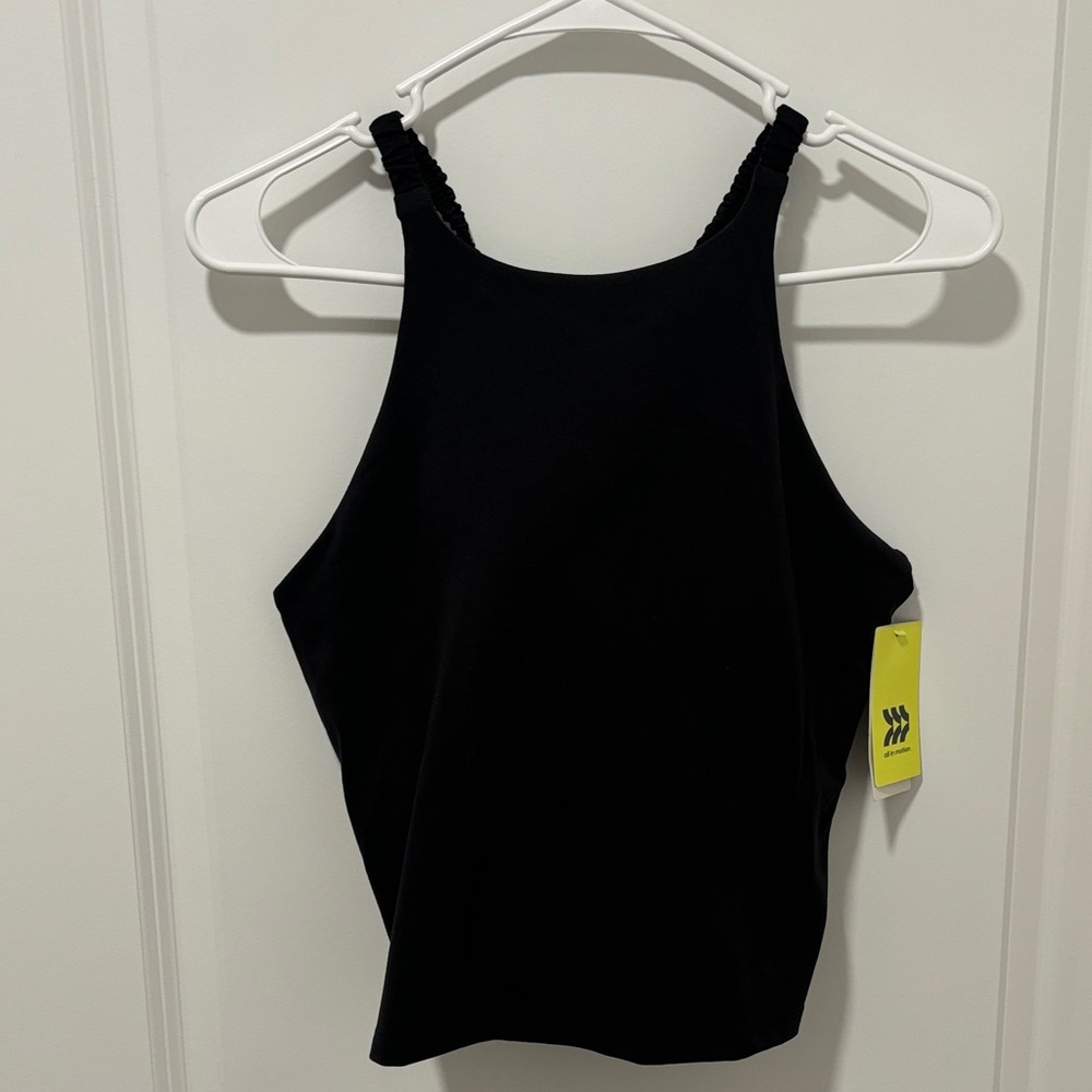 All in Motion Black Tank Top